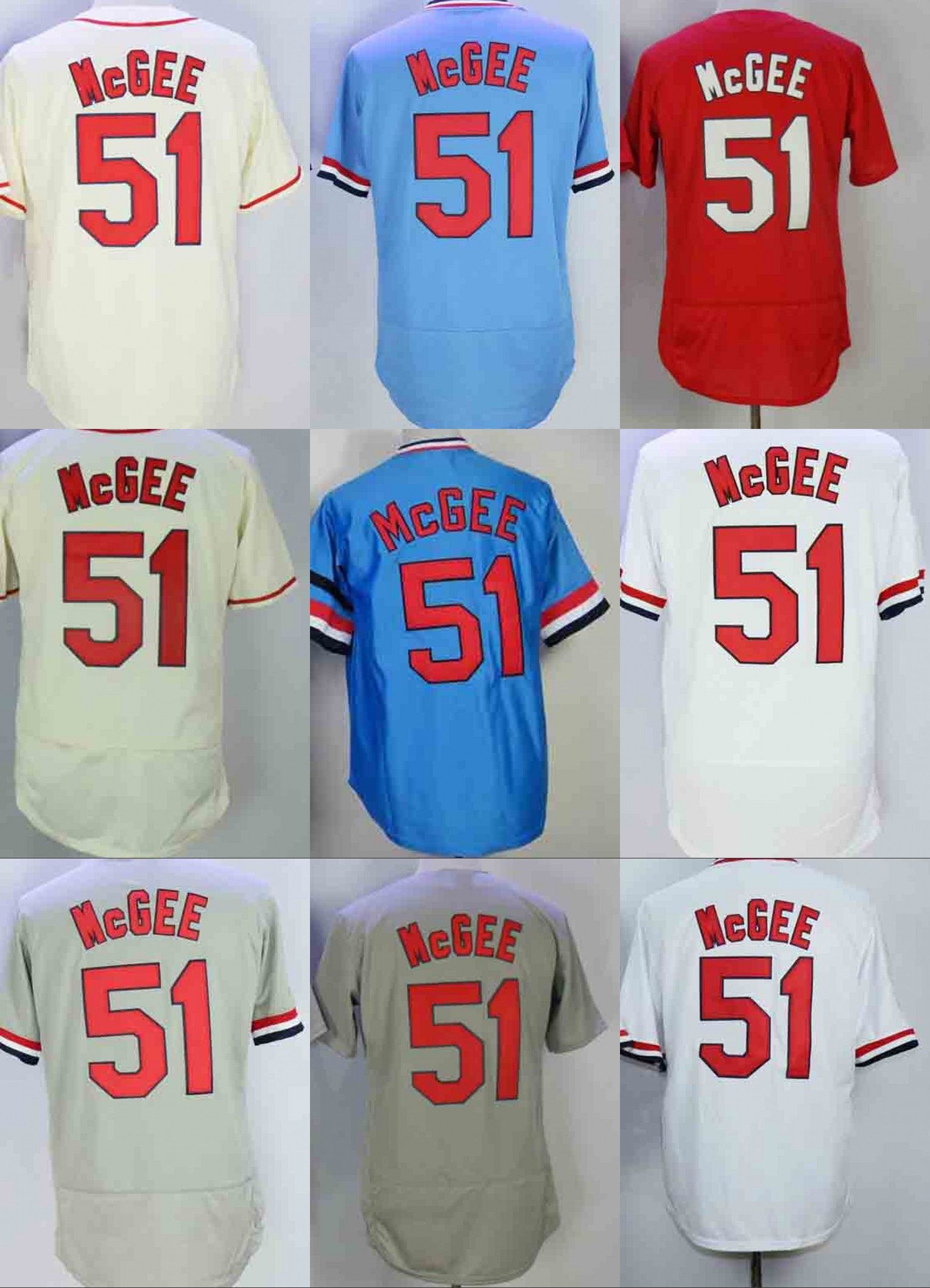 willie mcgee blue jersey