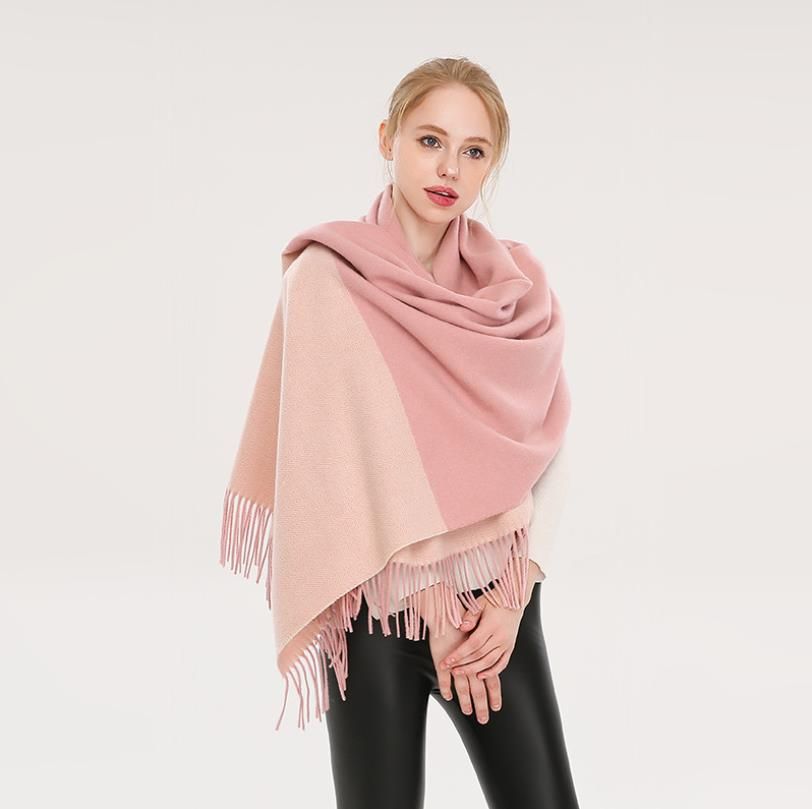 Mujeres Pashmina Manta bufanda Mantón de Grandes 100% de lana Cashmere calientes