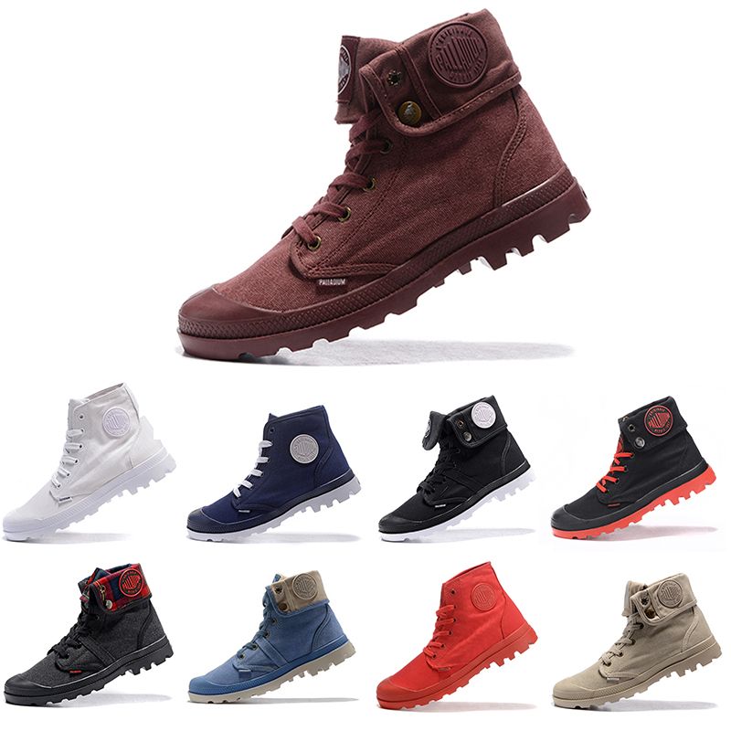 red palladium boots