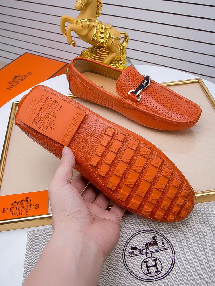 hermes mens driving shoes