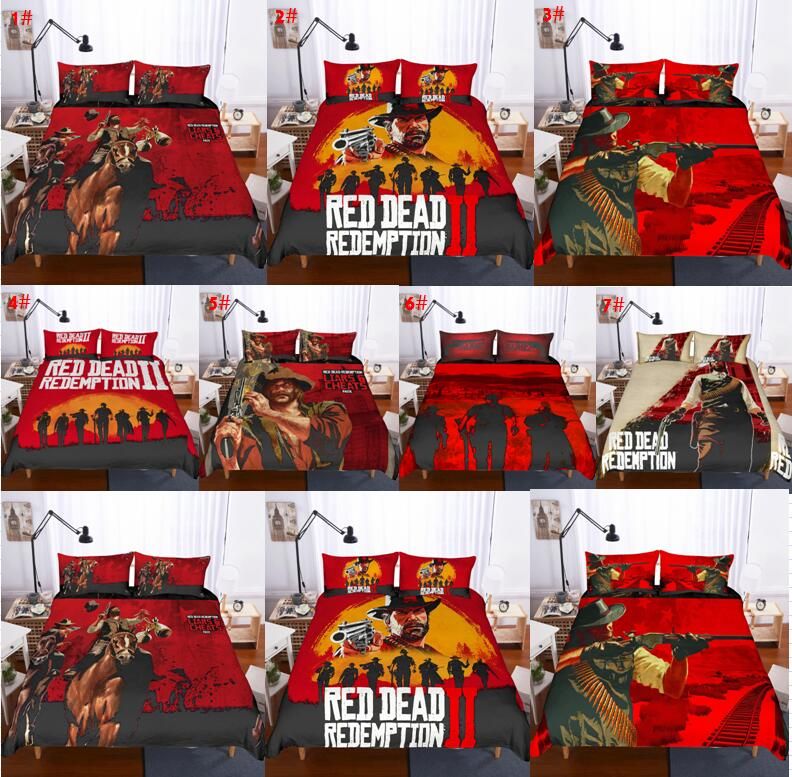 Bedding Sets Red Dead Redemption Cover Set Sheets Quilt Pillowcase