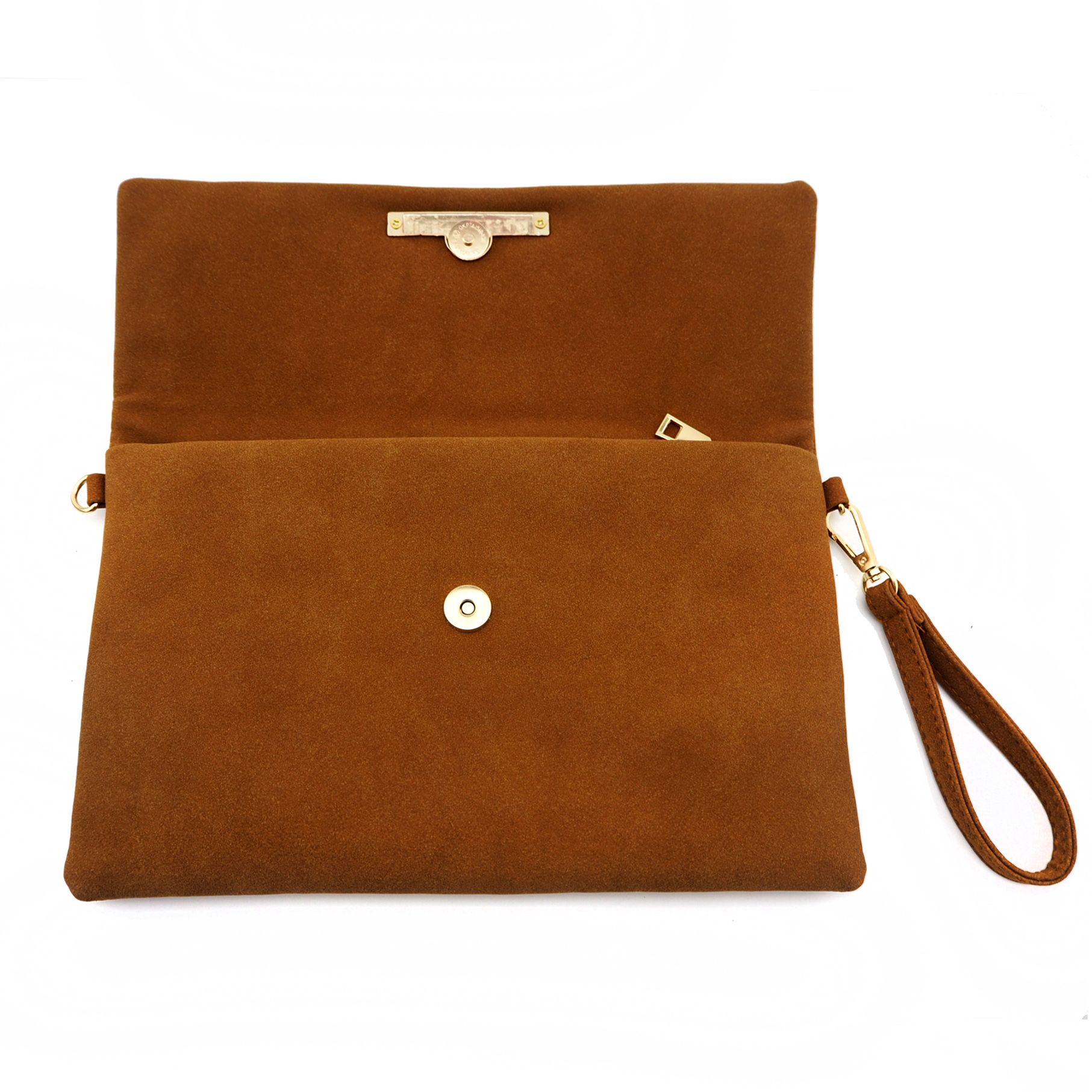 suede clutch
