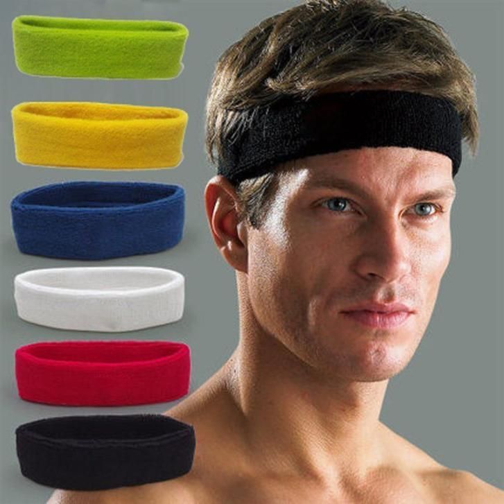 Amuuuz Fascia Sportiva Capelli Headbands Fascia per Sport in Esecuzione Yoga Fascia Antiscivolo Badminton Fascia per Sport Cintura per Il Sudore 