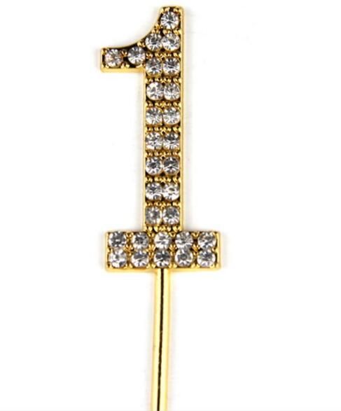 Acheter Pas Cher 1er Anniversaire De Mariage Anniversaire De Mariage Numero 1 Gateau Avec Sparkling Strass Cristaux Paillettes Alliage Dor Decoration De Gateau En Metal Du 8 05 Fr Dhgate