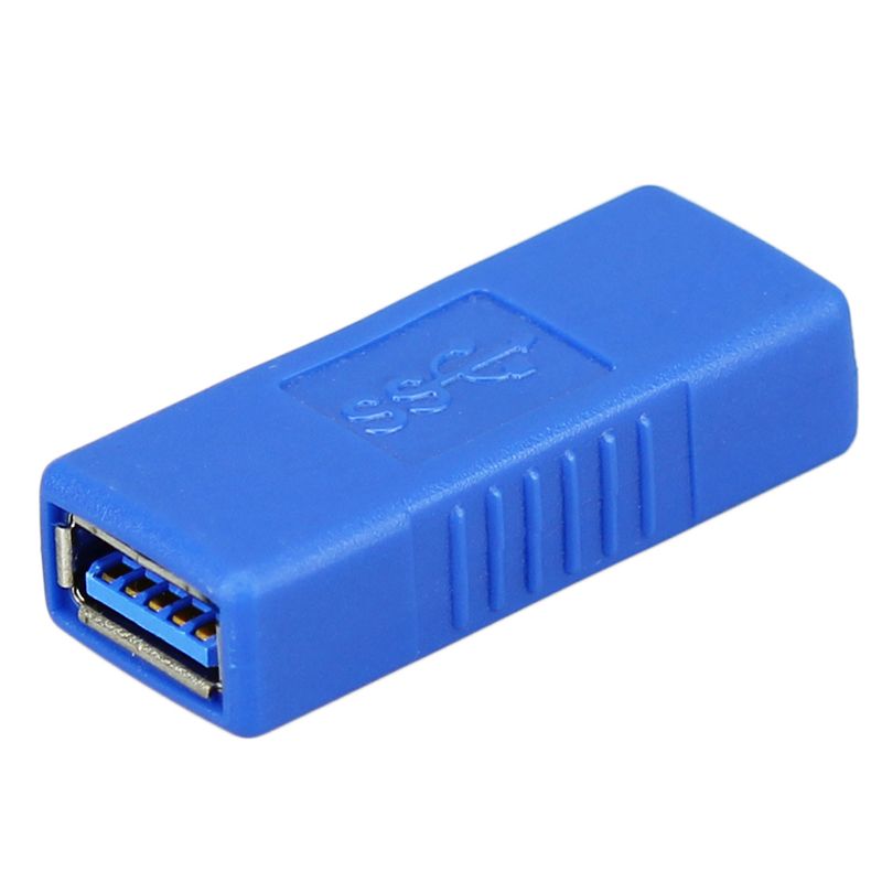 2 PACK USB 3.0 Type A Female to Female Adapter Coupler Gender Changer Connector