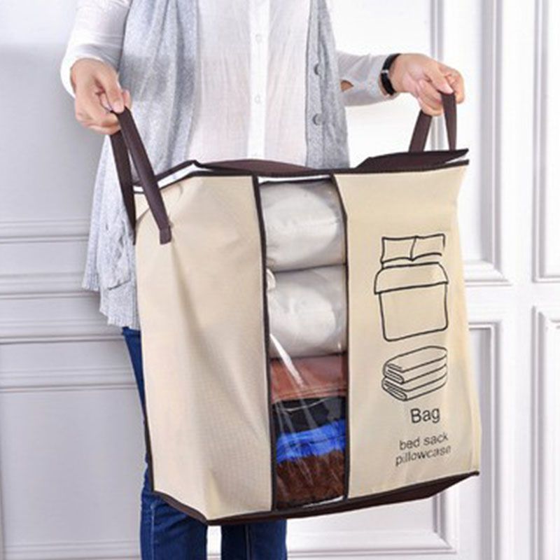 Comforter/Blanket Storage Bag Clear Vinyl Zipper Double ...