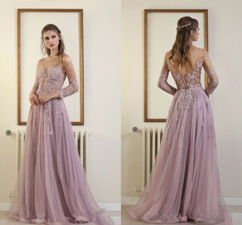 Vestido De Noche Lila | Veaul