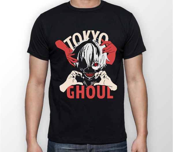 Acheter Tokyo Ghoul Ken Kaneki Anime Manga Unisexe T Shirt T Shirt Toutes Tailles Dessin Animé Imprimer Manches Courtes T Shirt Livraison Gratuite De