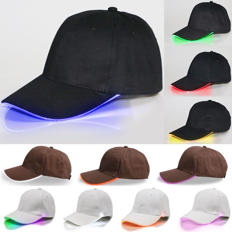 lighted baseball cap
