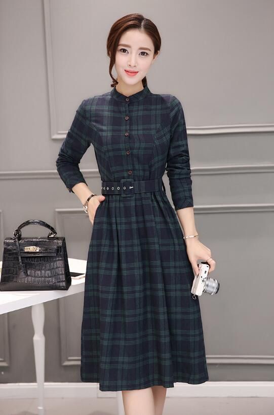 winter shirt dress