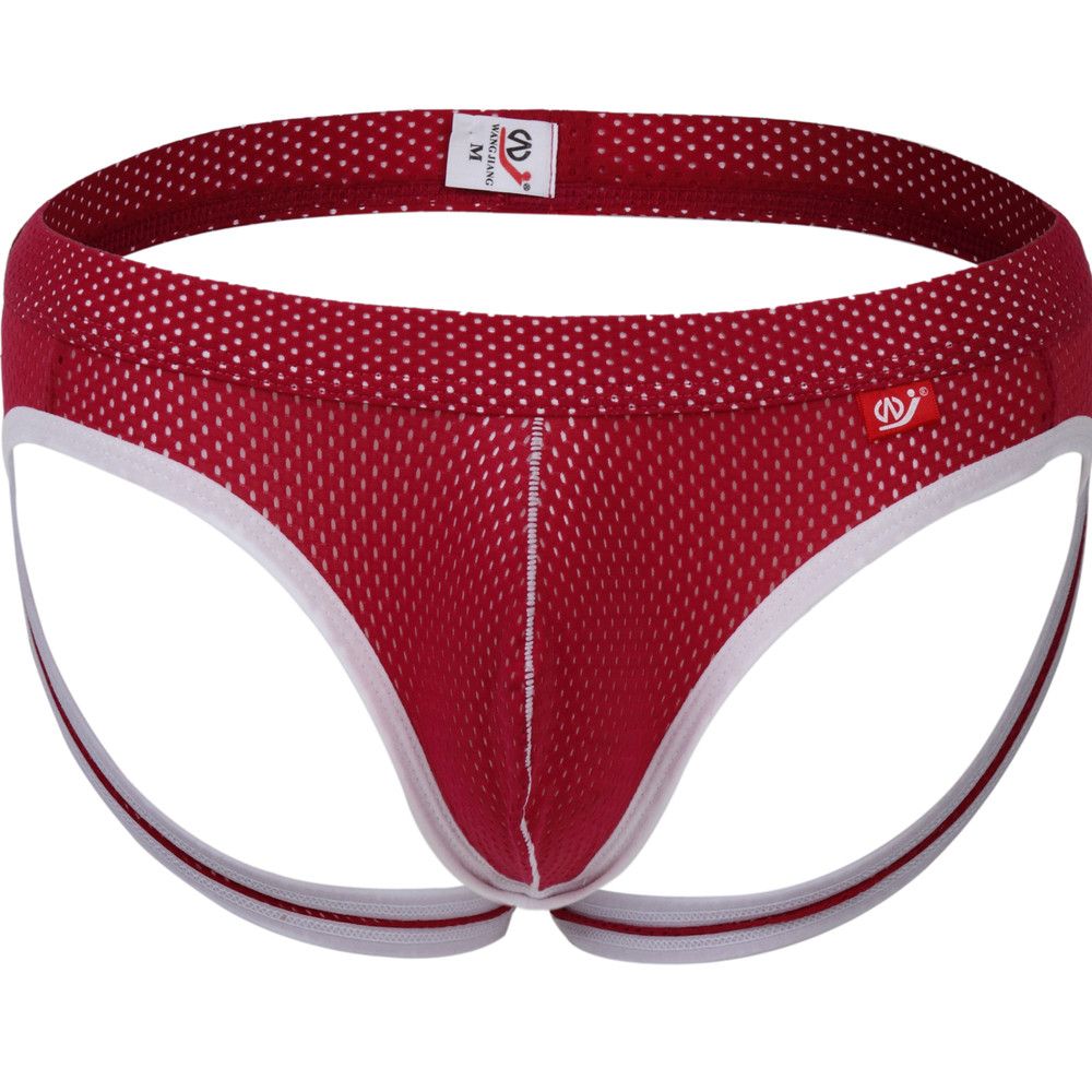 Acheter Jockstrap Hommes Hot Mesh Jock Strap Thongs G Strings Sous Vêtements Sexy Hommes Homme