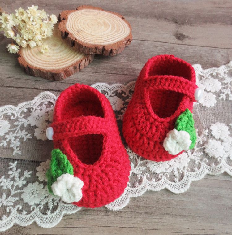sapato vermelho para bebe