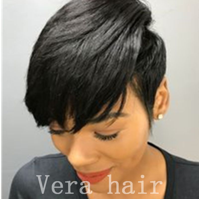 Kupit Optom Brazilskaya Korotkie Chelovecheskih Volos Pariki S Banby Volos Straight Pixie Mashina Sdelano Volos Pariki Dlya Negrityanki Short Cut Pariki Otqtzhao V Kategorii Pariki 1 448 Rub Na Ru Dhgate Com Dhgate
