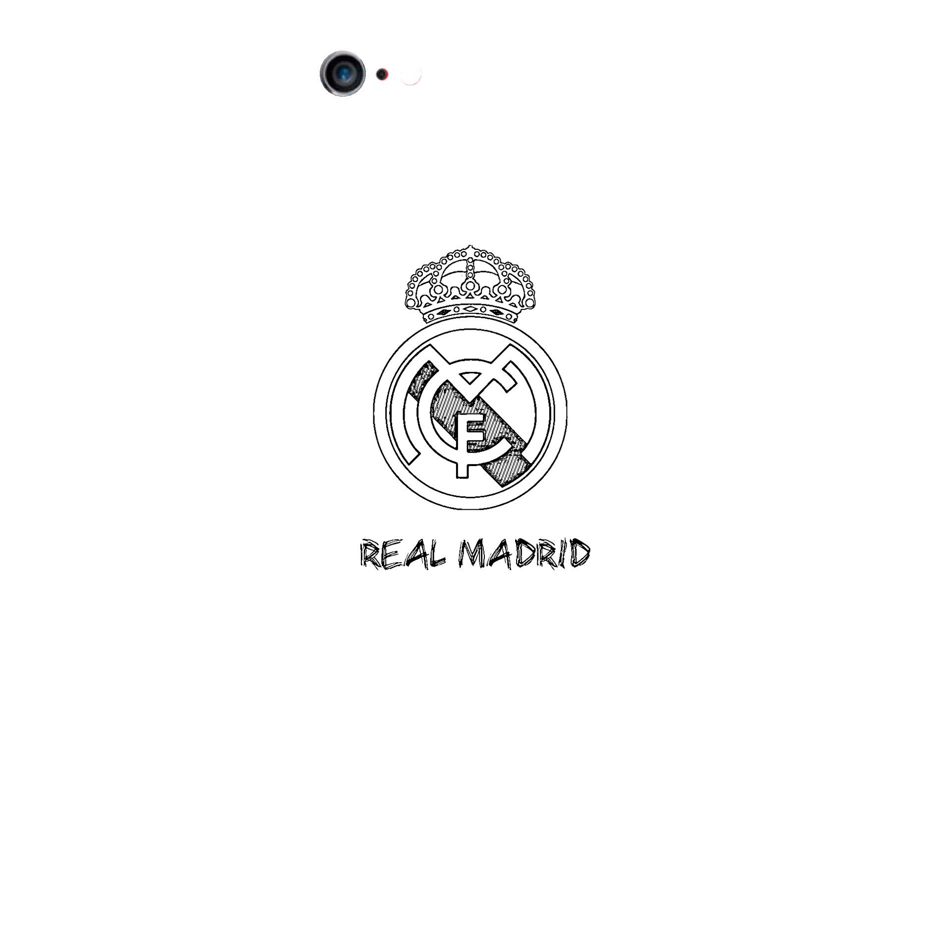 Easy Real Madrid Logo Drawing - How To Draw The Real Madrid Logo