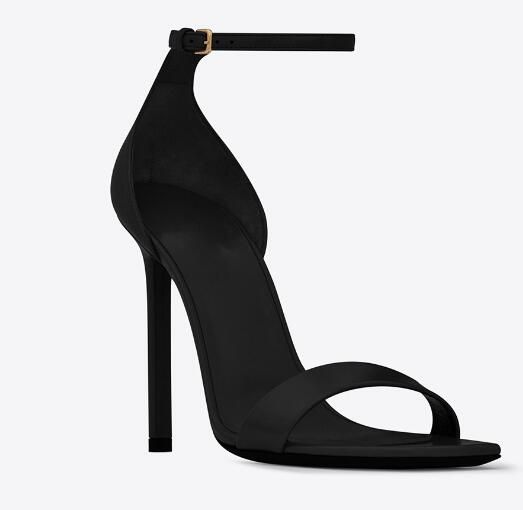 sandalia salto fino alta