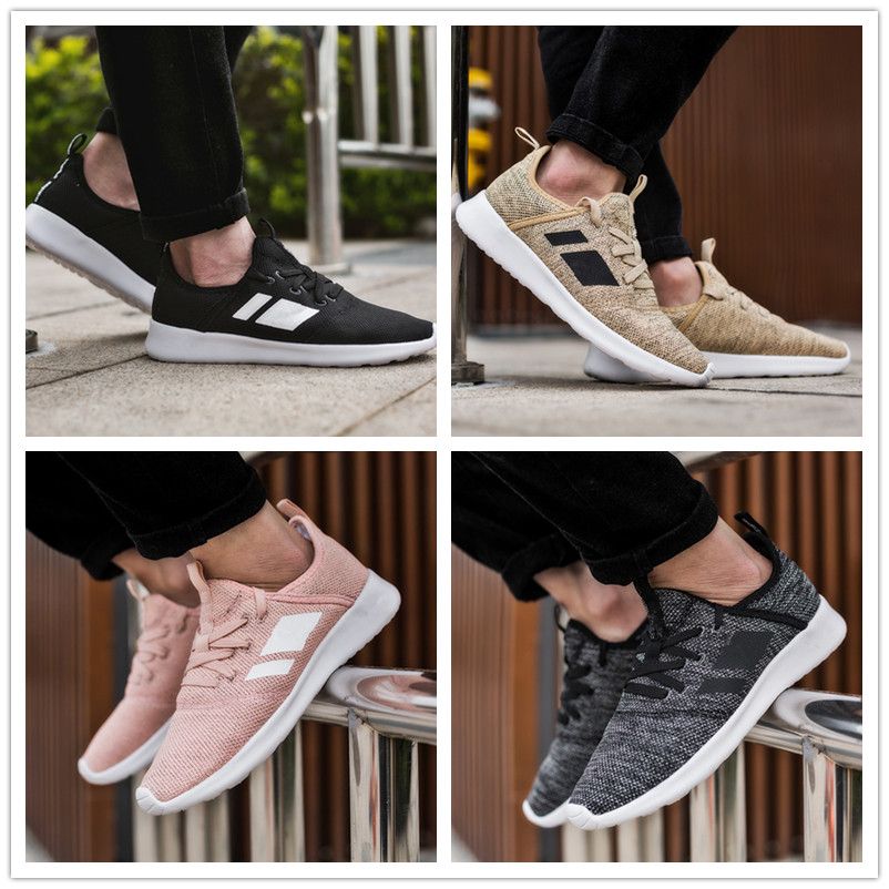 neo cloudfoam grey pink