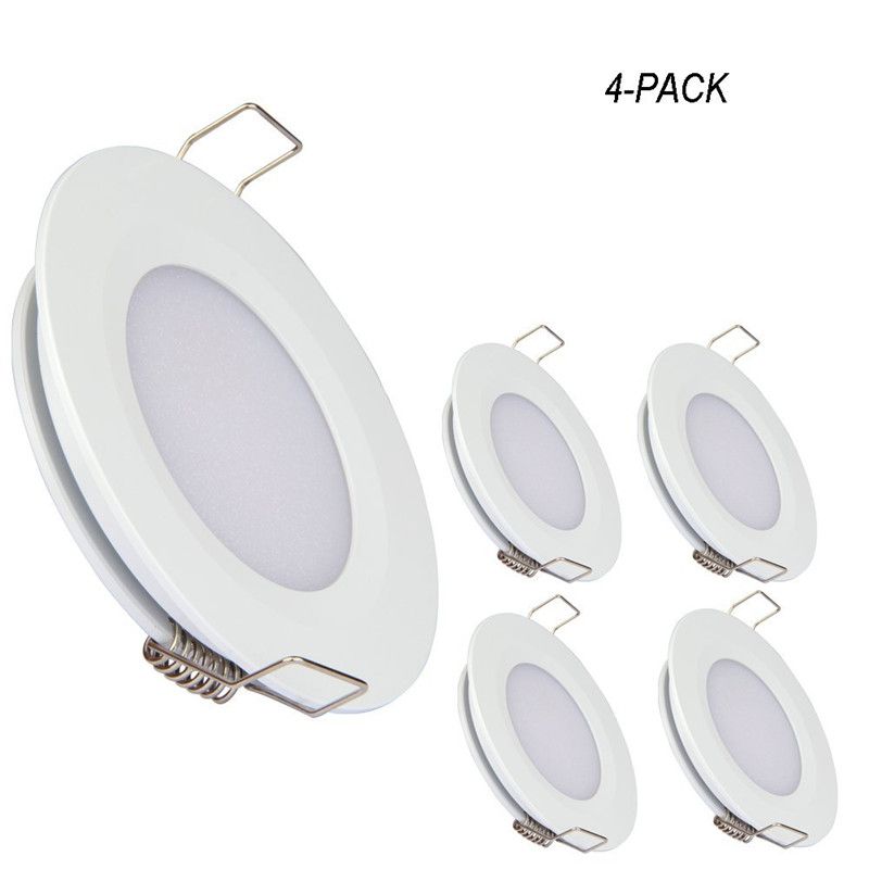 2019 Topoch Led Spotlight Ceiling 4 Pack Low Profile Spring Clips