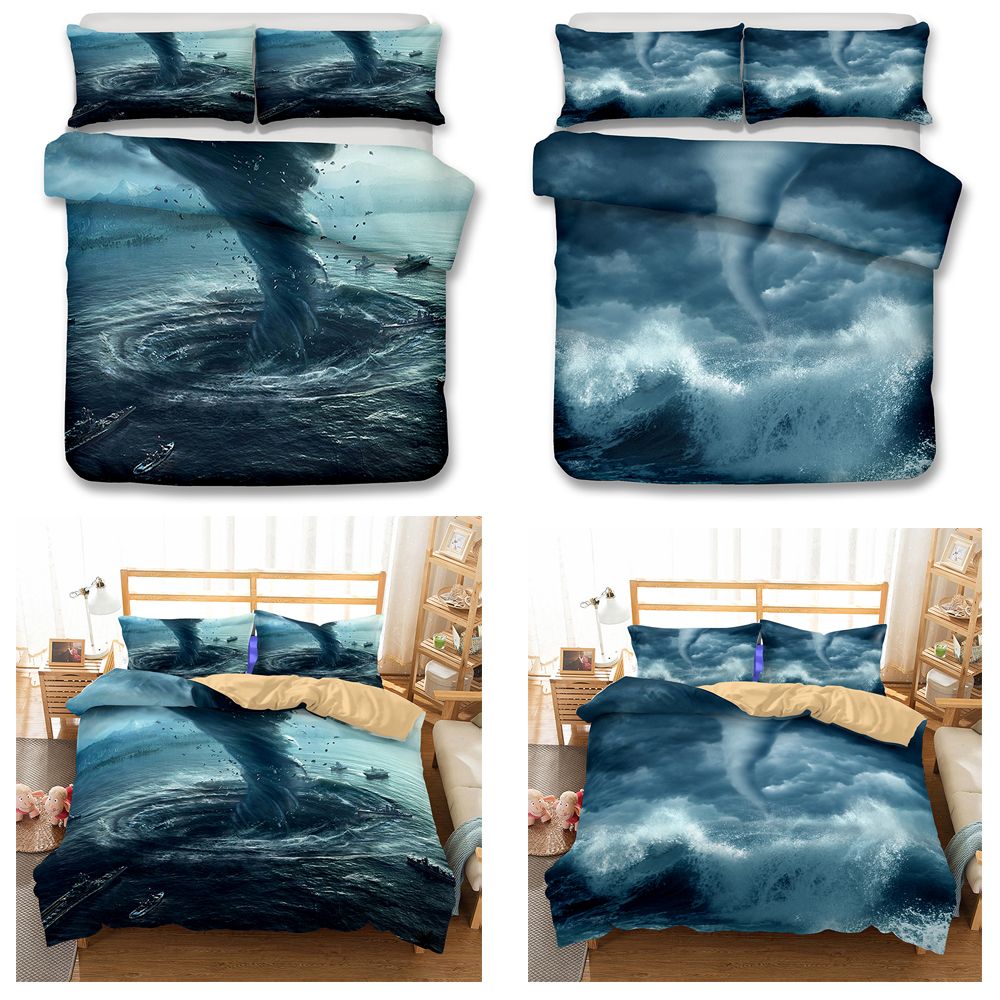 Bedding Sets Tornado At Sea Duvet Covers Pillow Case Queen Size