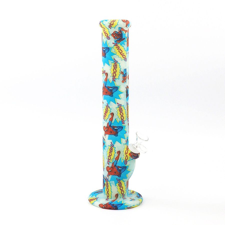 Wholesale Limited Edition Silicone Water Bong With Printed Pattern