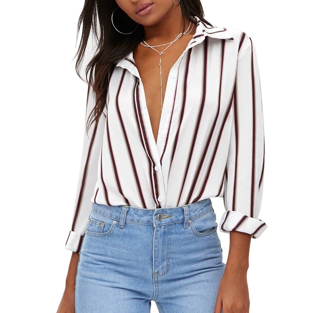 blusas rayadas 2018