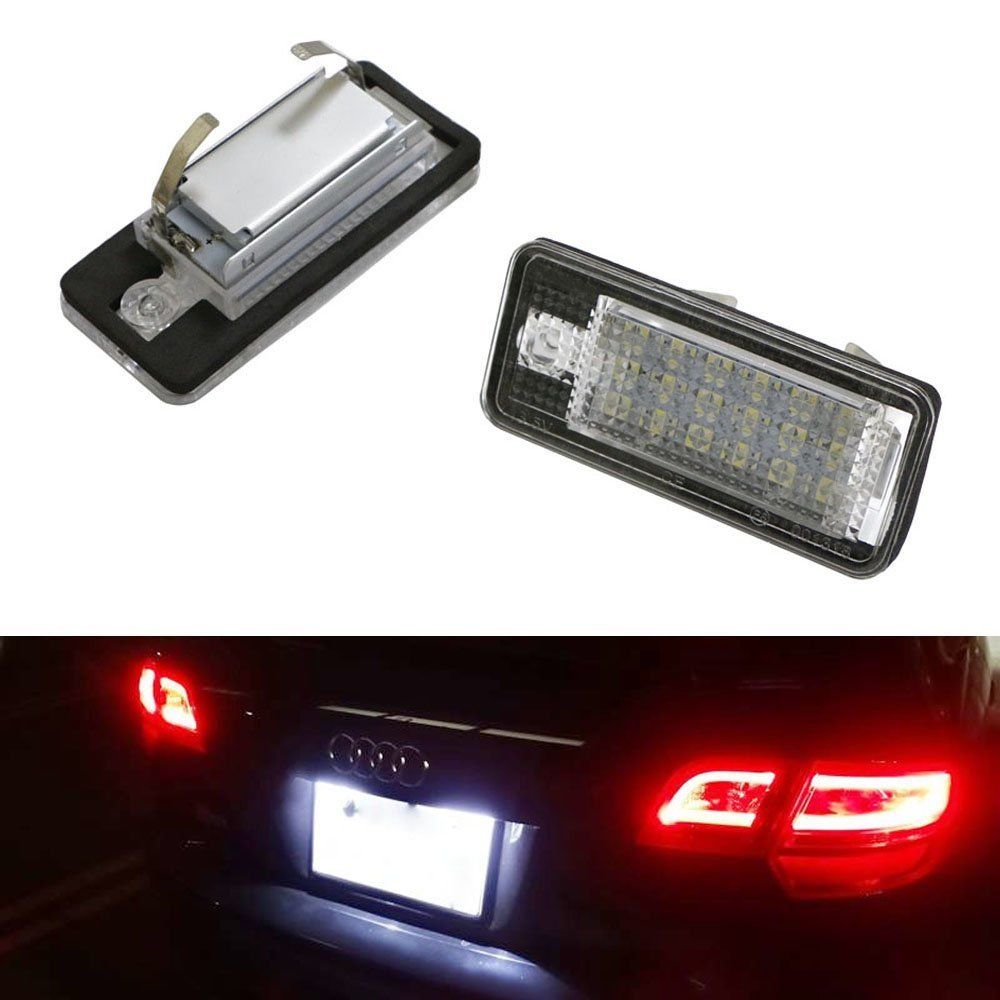 audi a3 number plate bulb replacement