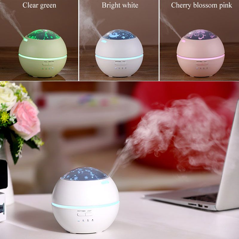 Smart Car Air Freshener, Essential Oils Atomizer, 150ML Perfume Lasts 300  Days, Car Diffuser with Star Projector and Flame Ambient Mood Light