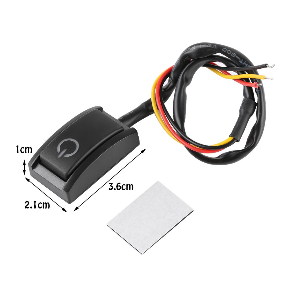 Paste Type Switch DC 12V 200A Car DIY Switch Waterproof Car Button Switch with Double Sided With Adhesive Tape Paste Type Switch DC 12V 200A Car DIY Switch Waterproof Car Button Switch with Double Sided With Adhesive Tape