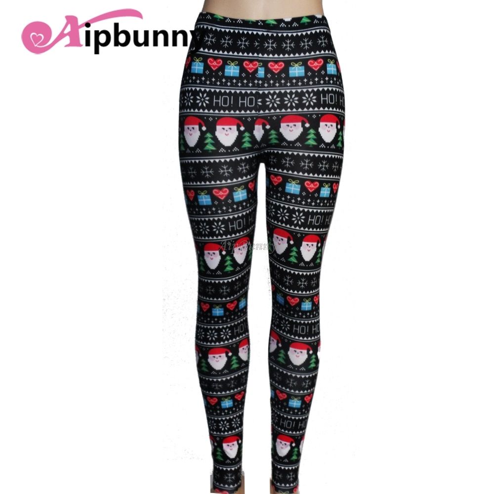 christmas running tights