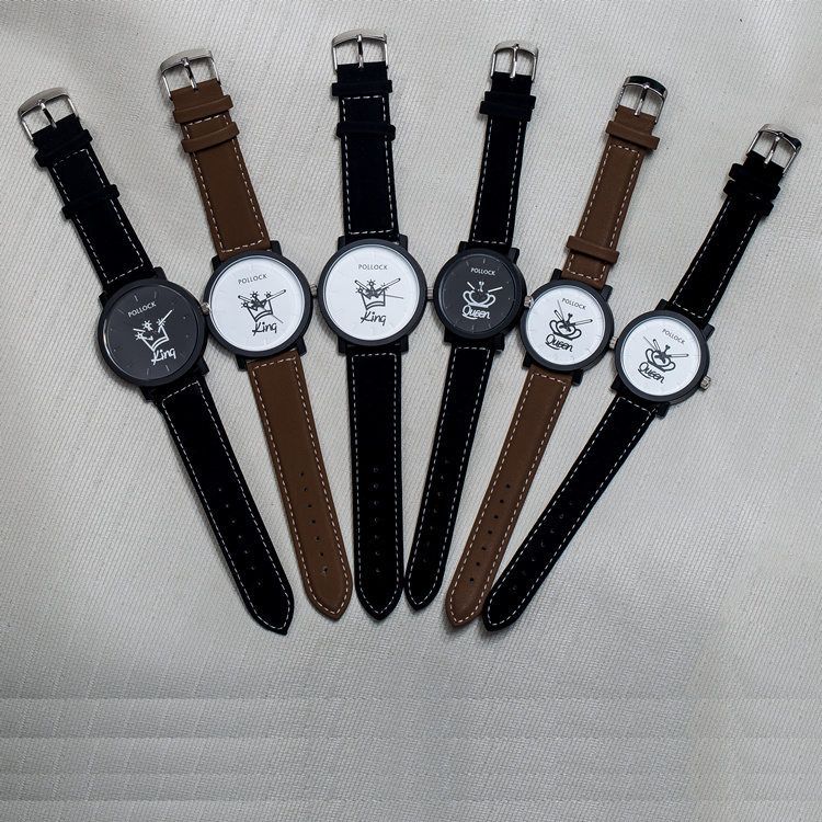 New King Queen Watches Women Lovers Watch Men Wristwatch Female Male Clock Quartz Watches Ladies Quartz Watches Watch On Sale Online Watch Sales From Kencx 1 98 Dhgate Com