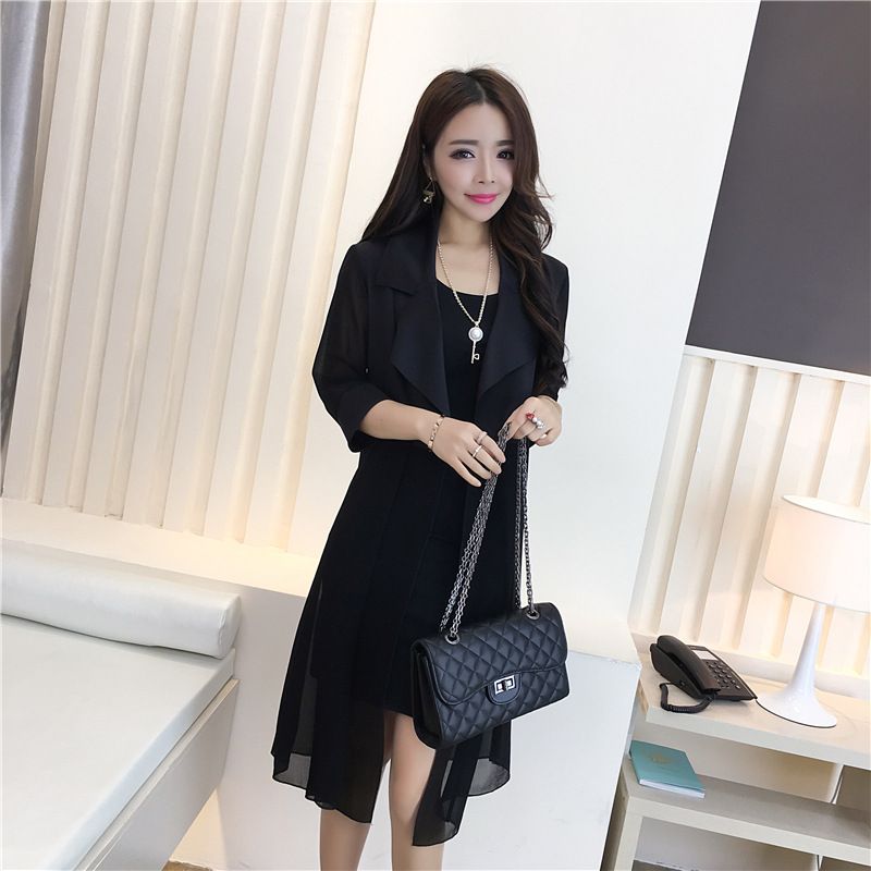 long black summer coat