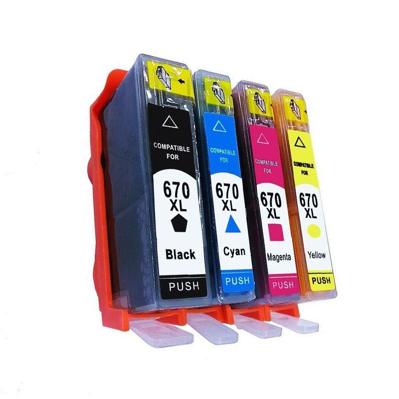 Compra Para HP670XL Para HP Deskjet 3525 CZ275A 5525 CZ282A 4615 CZ283A  CZ284A Barato | Entrega Rápida Y Calidad | Es.Dhgate