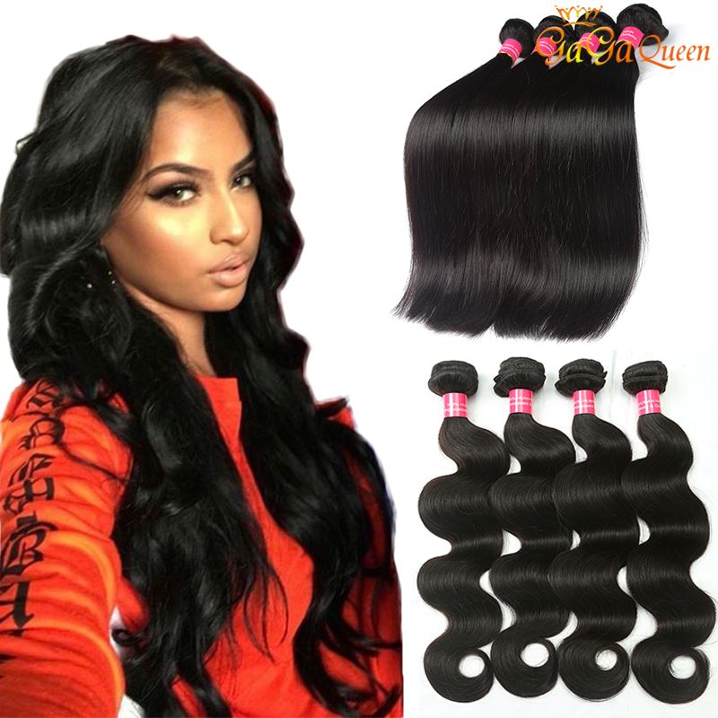 Cheap Brazilian Virgin Hair Body Wave Straight 10 Bundles