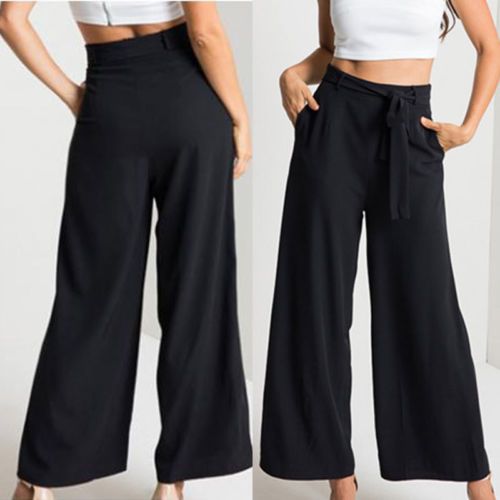 Großhandel Mode Damen Damen Palazzo Hosen Koreanische Art Hohe Taille Breite Beinhose Lose Beiläufige Bandagen Lange Hose Von Maoyili, $43.29 Auf Großhandel Mode Damen Damen Palazzo Hosen Koreanische Art Hohe Taille Breite Beinhose Lose Beiläufige Bandagen Lange Hose Von Maoyili, $43.29 Auf