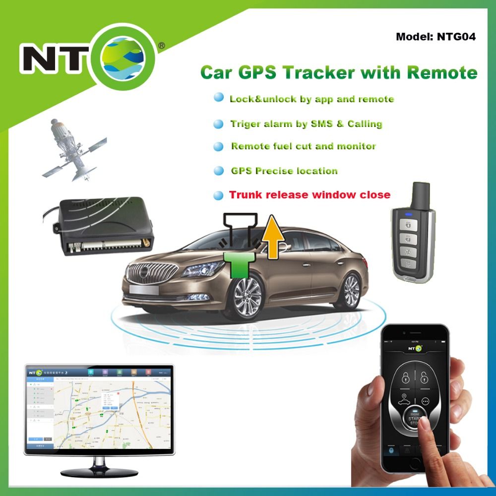 New Real Time Car Gps Tracker With Lock And Unlock By App