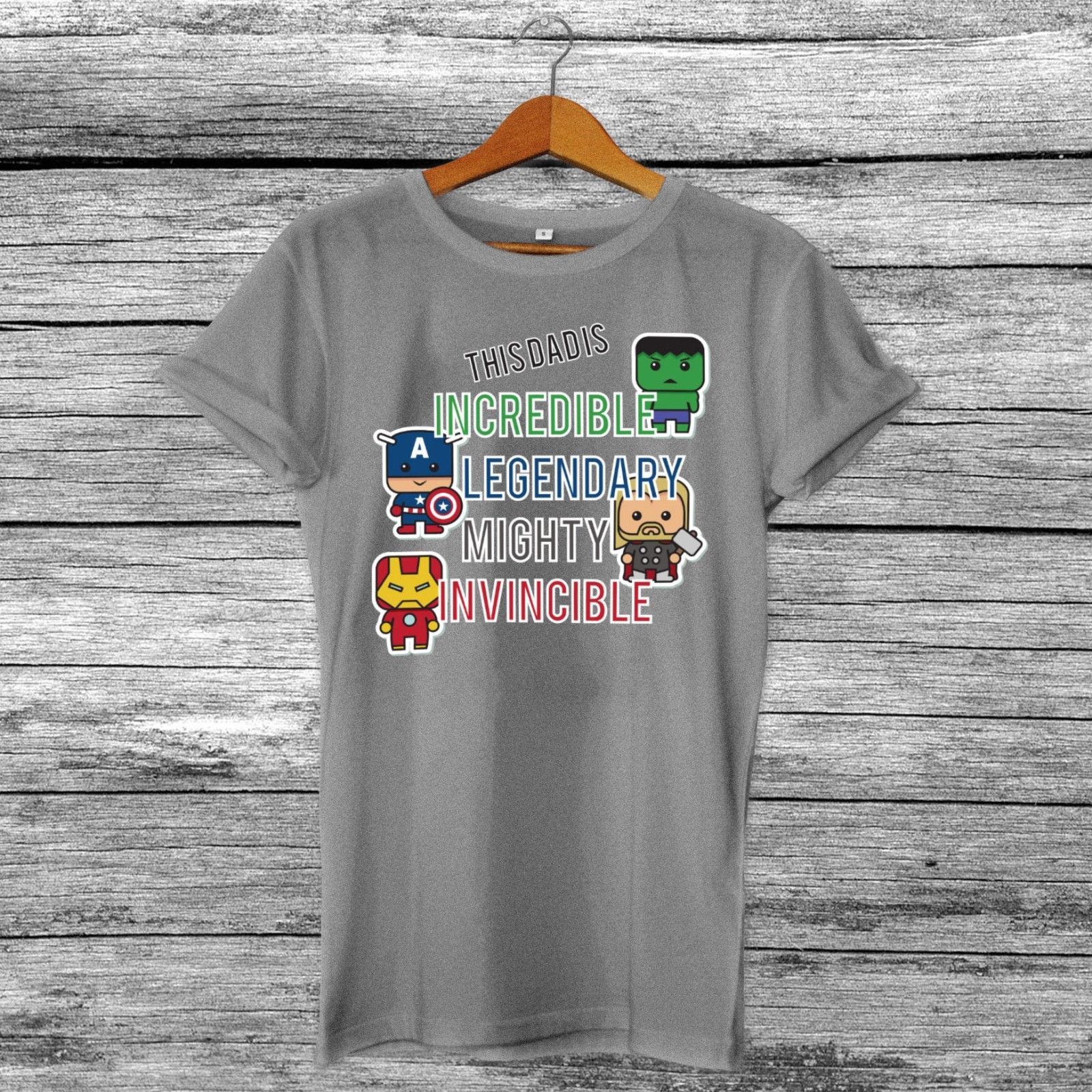fathers day avengers shirt