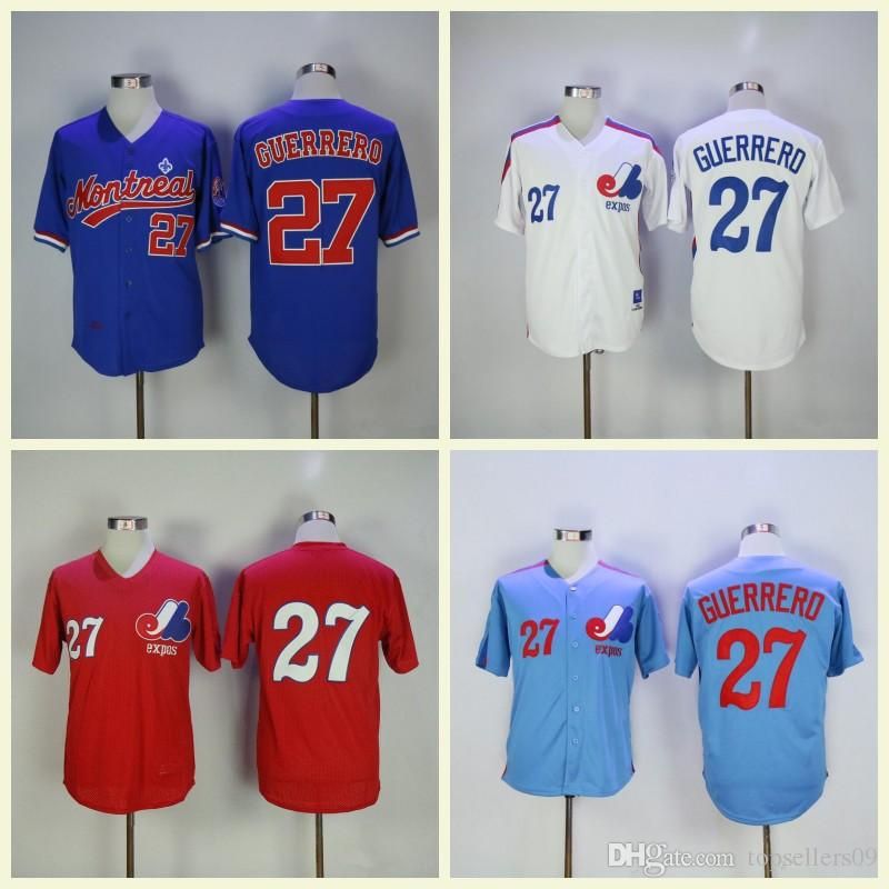 red and blue baseball jersey