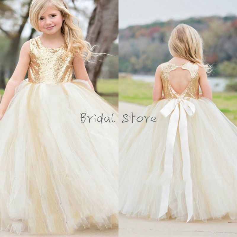 flower girl dresses with heart back