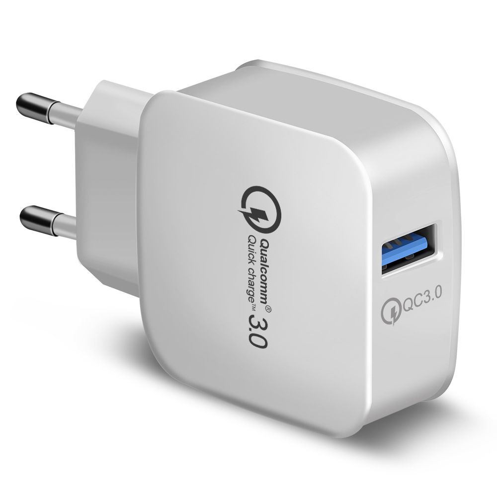 QC 3.0 rápida carga rápida viajes casa CA para teléfono USB Cargador De Pared U.S./EU enchufe
