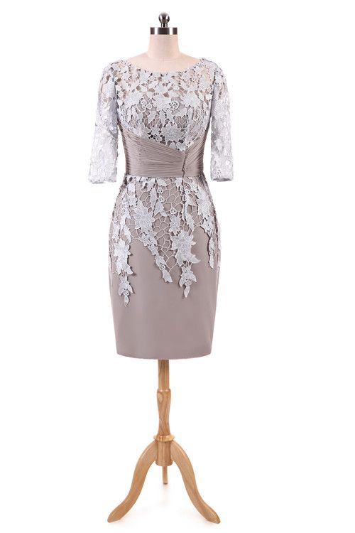 poly material short gown styles