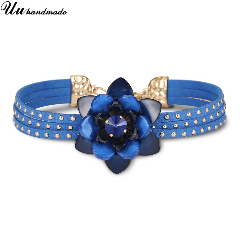 blue choker