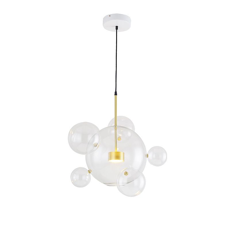 Clear Glass Led Pendant Lamp Soap 