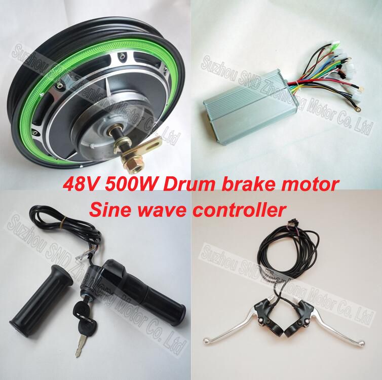 48v 500w brushless hub motor