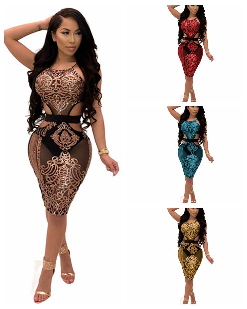tight mesh dress