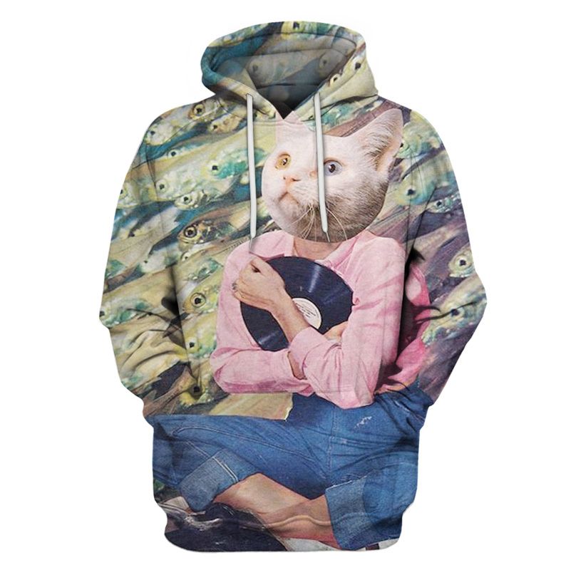 kitty cat moletom com capuz