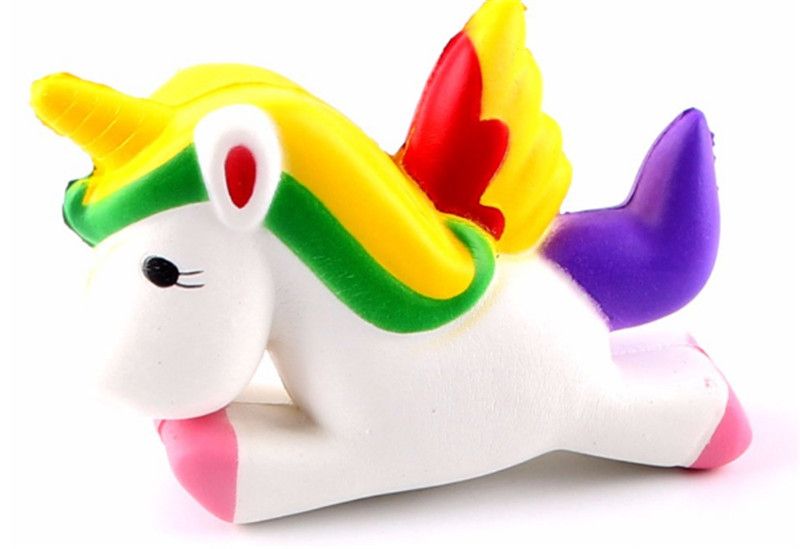 Compre Kawaii Squishies Flying Jumbo Unicornio Pony Horse Kid Juguetes Squishy Crema De Aumento Lento PU Espuma Juguetes De Descompresión Celular Elegante Correa Del Teléfono Encantos A 1,27 € Del Shenzhen89 | DHgate.Com