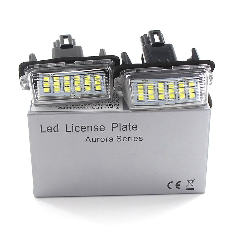 toyota yaris number plate bulb replacement