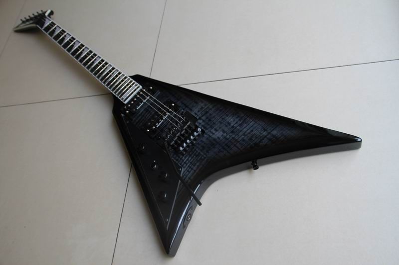 Compra Envío Libre Al Por Mayor Jackson Randy Rhoads Flying V Zurdo En  Charcoal Burst Guitarra 111030 Barato | Entrega Rápida Y Calidad | Es.Dhgate