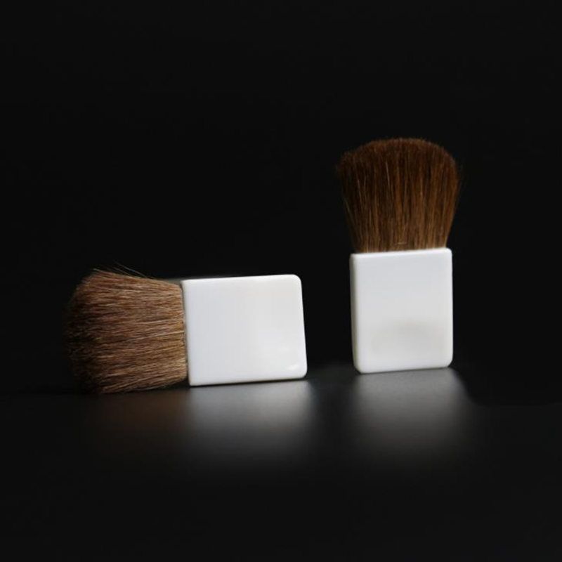 Small Size Flat Blush Brush Brown Liquid Foundation Make Up Brushes