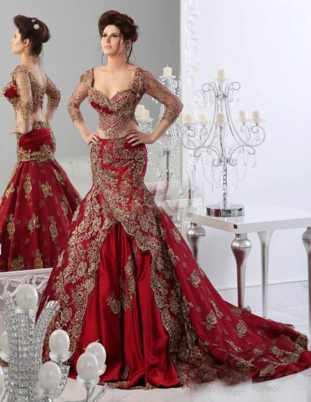 Vestido de novia tradicional con dos mangas con encaje de sirena cariño sirena 2018 Jajja-Couture Vestido de novia tradicional con dos mangas con encaje de sirena cariño sirena 2018 Jajja-Couture