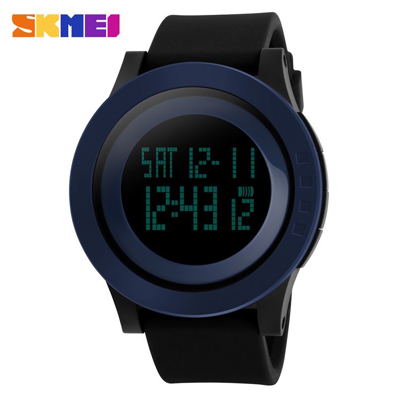 digital watch big dial